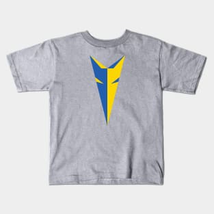 Ukrainian Blue & Yellow Fox Head Kids T-Shirt